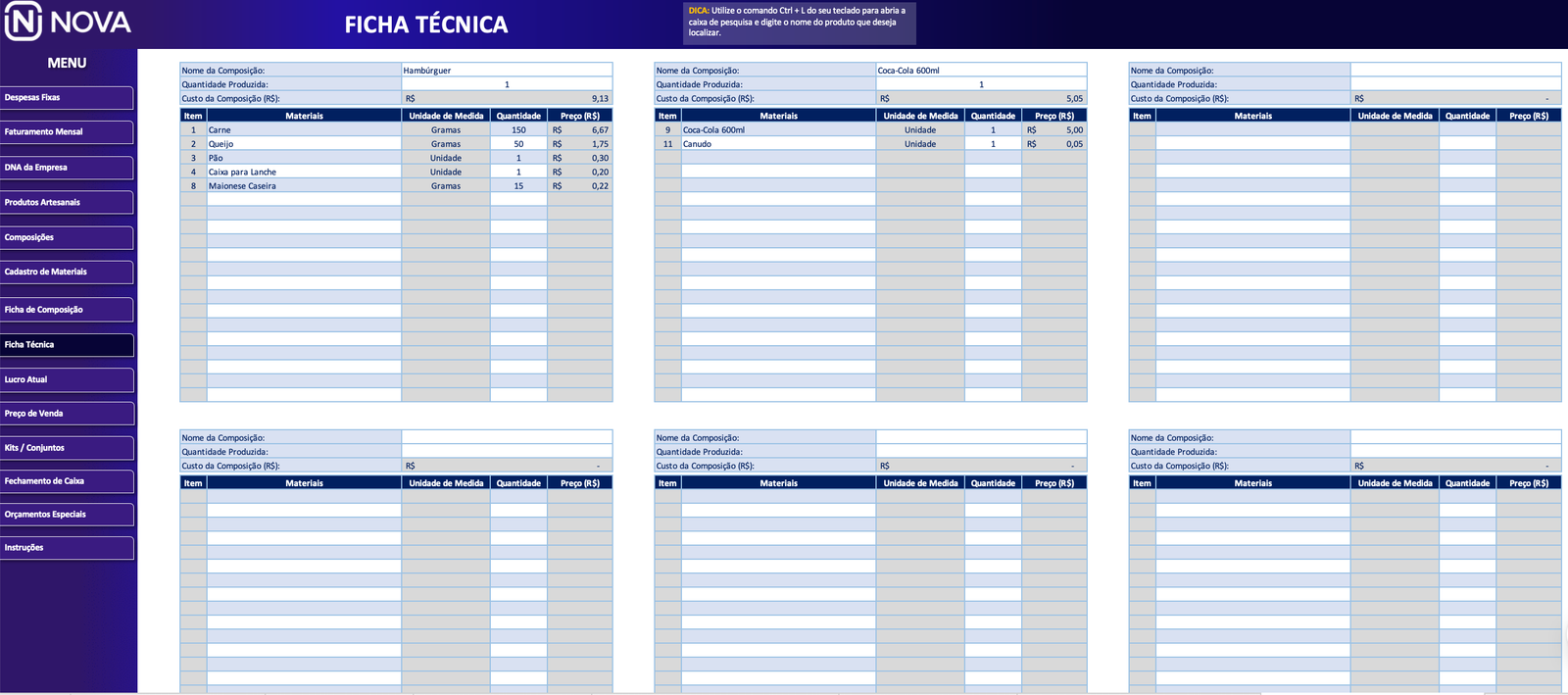 Produto Final — PrecificaPro